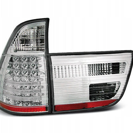 BMW X5 E53 2000-2003 Fanali Posteriori a LED Cromati