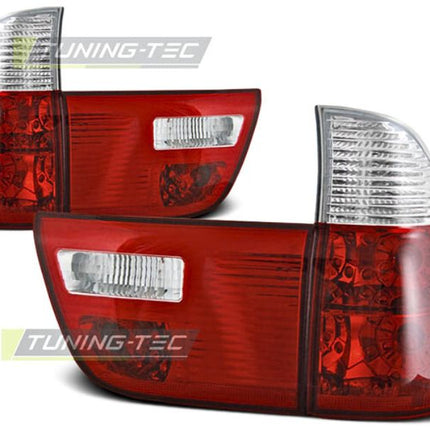 BMW X5 E53 2000-2003 Fari Fanali Posteriori Rosso Bianco