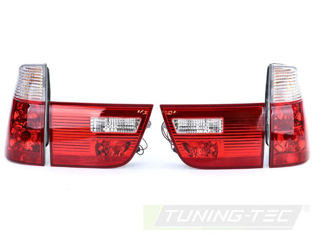 BMW X5 E53 2000-2003 Fari Fanali Posteriori Rosso Bianco