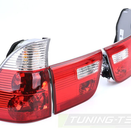 BMW X5 E53 2000-2003 Fari Fanali Posteriori Rosso Bianco