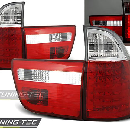 BMW X5 E53 2000-2003 Fanali Posteriori LED Rosso Bianco