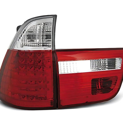 BMW X5 E53 2000-2003 Fanali Posteriori LED Rosso Bianco