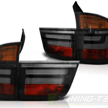 BMW X5 E70 2007-2010 Fanali Posteriori a LED Lightbar Nero