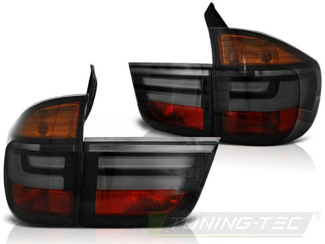 BMW X5 E70 2007-2010 Fanali Posteriori a LED Lightbar Nero