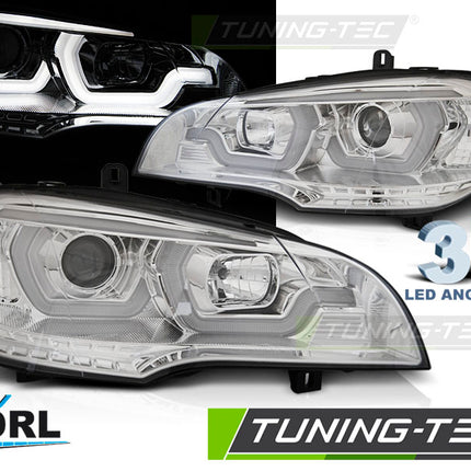 BMW X5 E70 2007-2010 Fari Anteriori LED Diurne Lightube 3D