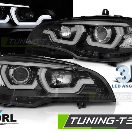 BMW X5 E70 2007-2013 Fari Anteriori LED Diurne Lightube 3D