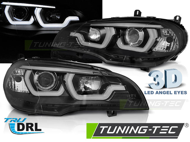 BMW X5 E70 2007-2013 Fari Anteriori LED Diurne Lightube 3D