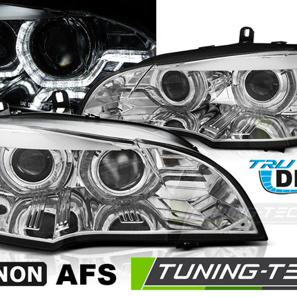 BMW X5 E70 2007-2010 Fari Anteriori LED DRL TRU Xenon AFS