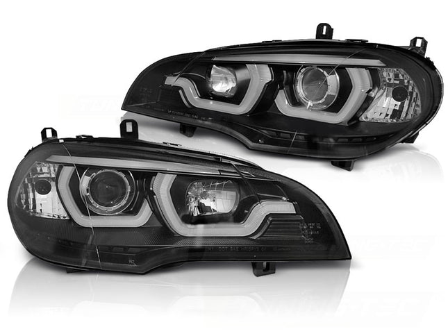 BMW X5 E70 2007-2013 Fari Anteriori LED Diurne Lightube 3D