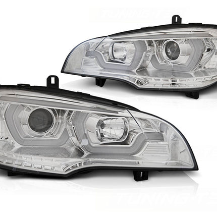 BMW X5 E70 2007-2010 Fari Anteriori LED Diurne Lightube 3D