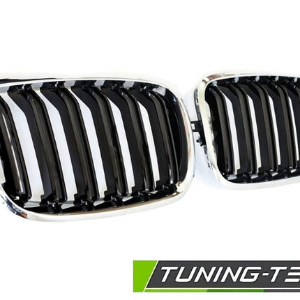 BMW X5 E70 2007-2013 Griglia Radiatore Nero Cromato M Sport