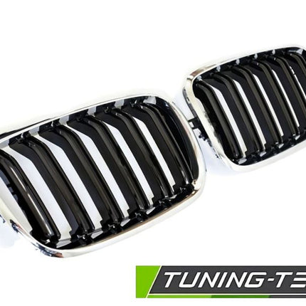 BMW X5 E70 2007-2013 Griglia Radiatore Nero Cromato M Sport