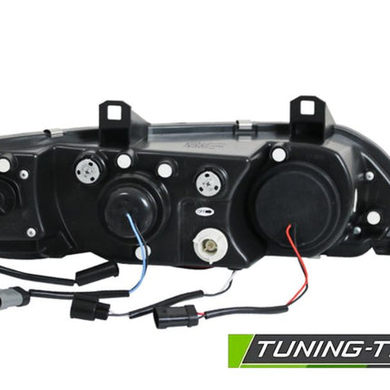 BMW Z3 E36 1995-2003 Fari Anteriori LED Angel Eyes Nero