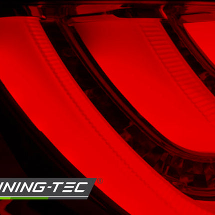 Bmw Serie 5 E60 Lci 2007-2010 Fanali Posteriori Led Bar Rosso Bianco