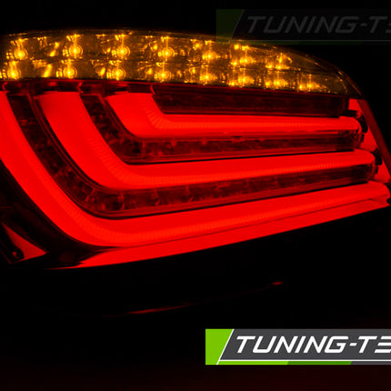 Bmw Serie 5 E60 Lci 2007-2010 Fanali Posteriori Led Bar Rosso Bianco
