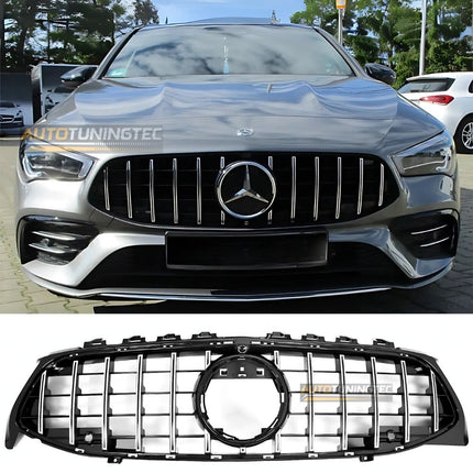 Calandra GTR Nero Cromato Griglia AMG per Mercedes CLA C118 X118 2019-2023