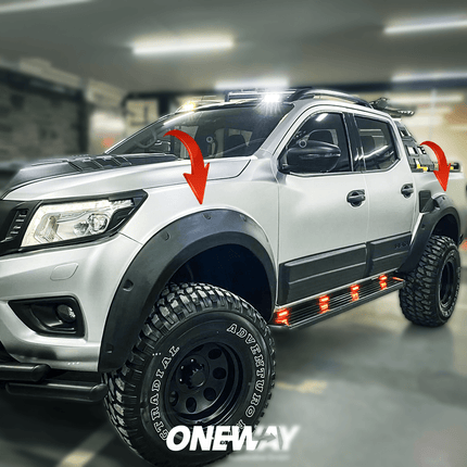 Allargamenti Parafanghi per Nissan Navara NP300 (D23) 2017-2021