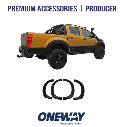 Allargamenti Parafanghi per Isuzu D-Max Serie 2 2012-2019