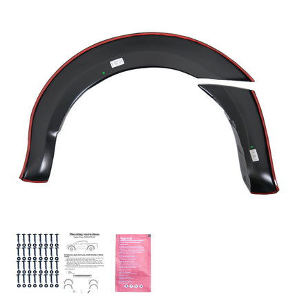 Allargamenti Parafanghi per Ford Ranger T6 / T7 / T8 2012-2022 (Adesivi)