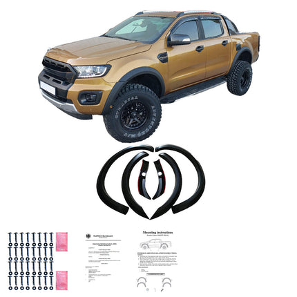 Allargamenti Parafanghi per Ford Ranger T8 2019-2022 (Slim Adesivi)