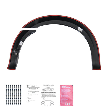 Allargamenti Parafanghi per Ford Ranger T8 2019-2022 (Slim Adesivi)