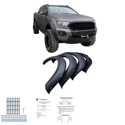 Allargamenti Parafanghi per Ford Ranger T6 T7 T8 2012-2022