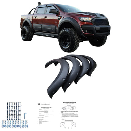 Allargamenti Parafanghi per Ford Ranger T6 T7 T8 2012-2022