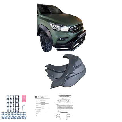Allargamenti Parafanghi per SsangYong Musso Grand Passo Corto 2018+
