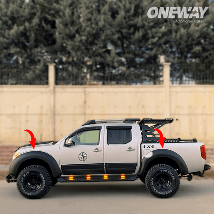 Allargamenti Parafanghi per Nissan Navara D40 Facelift 2010-2014