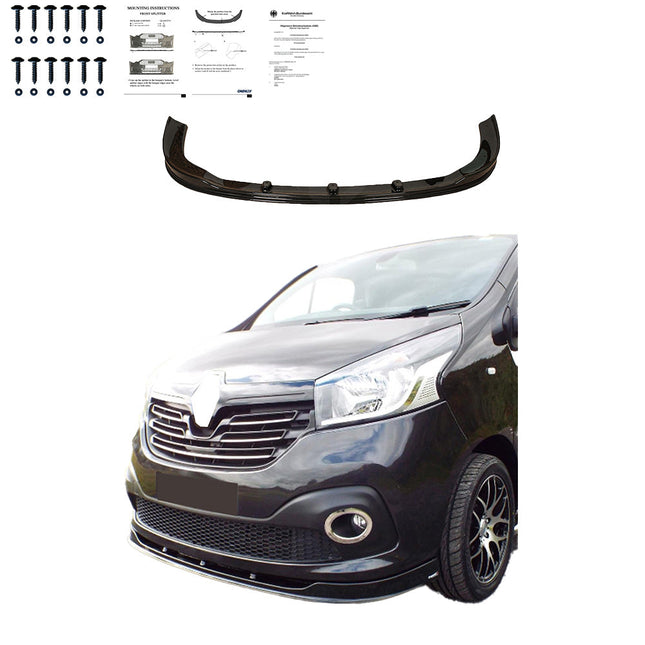 Splitter Anteriore per Renault Trafic X82 2014-2018