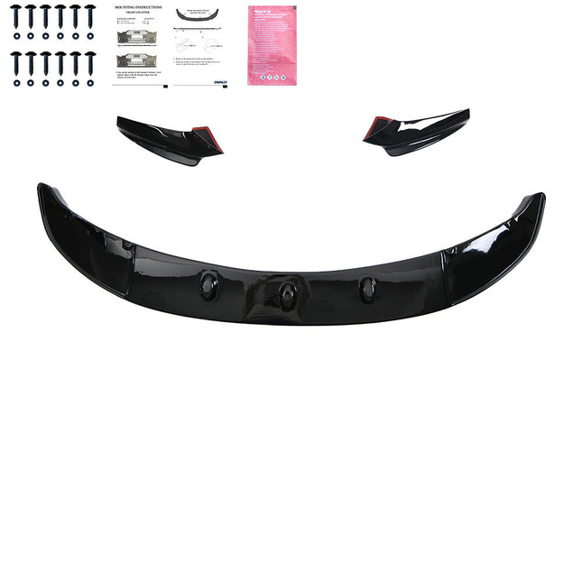 Splitter Anteriore per BMW Serie 5 F10 / F11 M-Pack 2011-2016 con Flaps