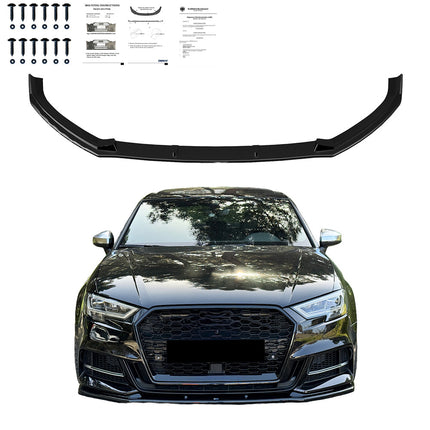 Splitter Anteriore per Audi S3 8V Berlina 2016-2020