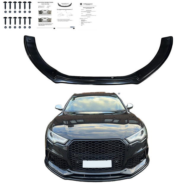 Splitter Anteriore per Audi RS6 C7-C7 Facelift 2013-2017