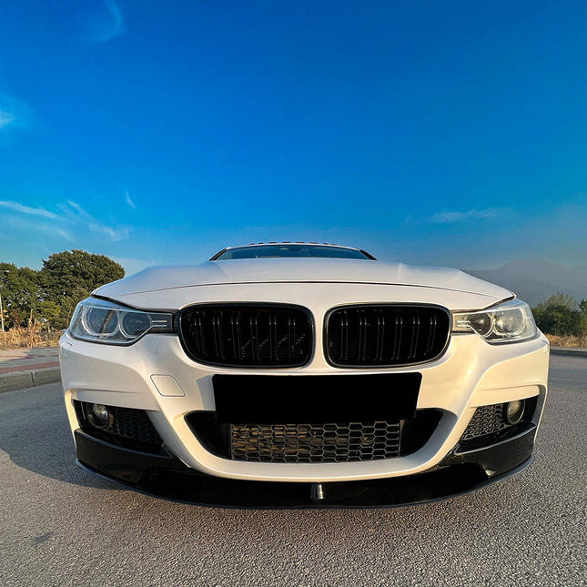 Splitter Anteriore per BMW Serie 3 F30 M-Pack 2012-2019 con Flaps