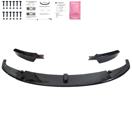 Splitter Anteriore per BMW Serie 3 F30 M-Pack 2012-2019 con Flaps