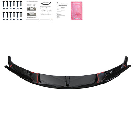 Splitter Anteriore per BMW Serie 3 F30 M-Pack 2012-2019 con Flaps