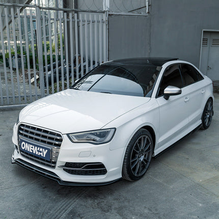 Splitter Anteriore per Audi S3 8V (Berlina / Cabrio) 2013-2016 V2
