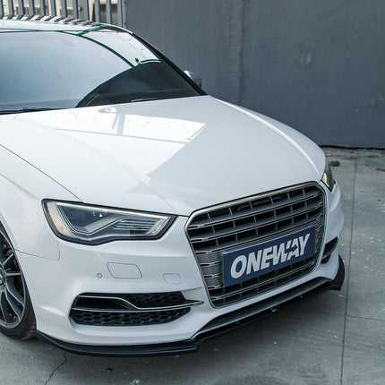 Splitter Anteriore per Audi S3 8V (Berlina / Cabrio) 2013-2016 V2