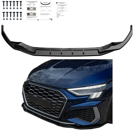Splitter Anteriore per Audi A3 S-Line / S3 8Y (Berlina / Sportback) 2020-2024