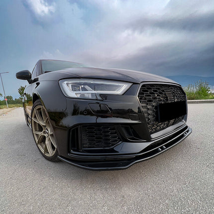 Splitter Anteriore per Audi RS3 8V Facelift Sportback 2017-2019 V3