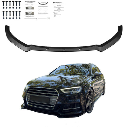 Splitter Anteriore per Audi S3 Sportback 8V Facelift 2016-2019