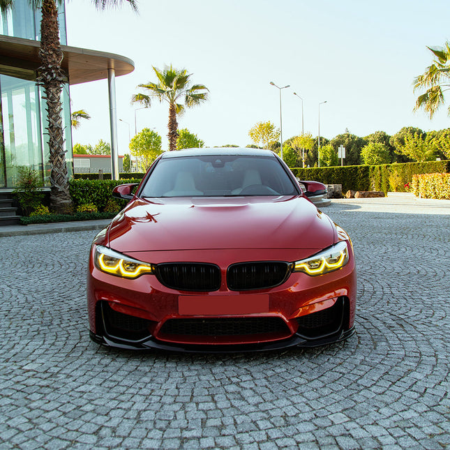 Splitter Anteriore per BMW M4 F82 / M3 F80 2014-2021 con Flaps