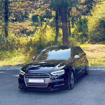 Splitter Anteriore per Audi S3 Sportback 8V Facelift 2016-2019 V2