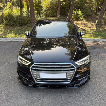 Splitter Anteriore per Audi S3 Sportback 8V Facelift 2016-2019 V2