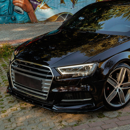 Splitter Anteriore per Audi S3 Sportback 8V Facelift 2016-2019 V2
