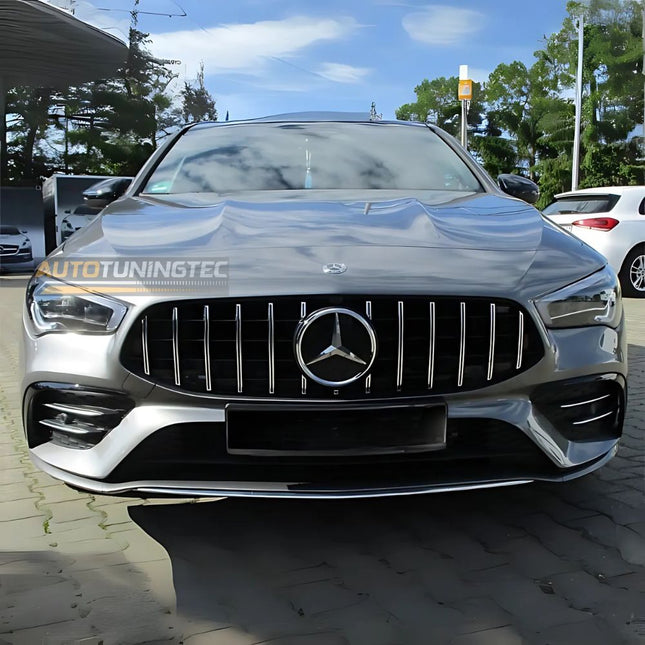 Griglia AMG CLA45 Style Nero Cromato per Mercedes CLA C118 X118 2019-2023