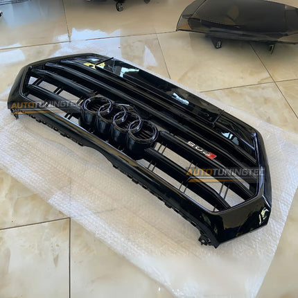 Griglia Calandra Mascherina Audi Q5 FY 2016-2020 SQ5 Look Nero Lucido