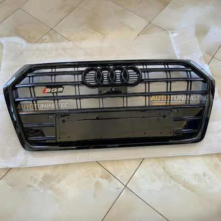 Griglia SQ5 Look Audi Q5 2016-2020 Nero Lucido Calandra Mascherina Anteriore