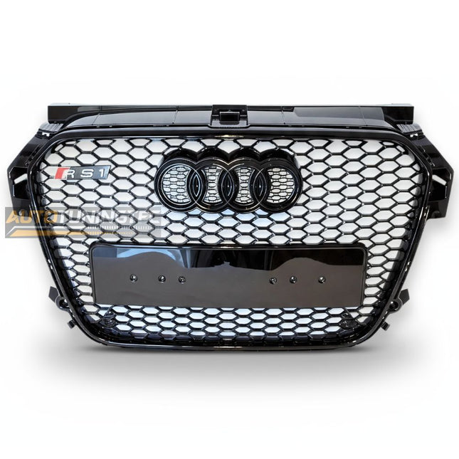 Audi A1 8X S1 2010-2015 Griglia Anteriore RS1 Look Nera