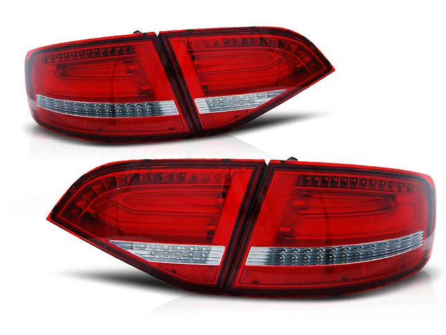 Audi A4 B8 2008-2011 Fanali Posteriori LED Rosso Bianco Avant